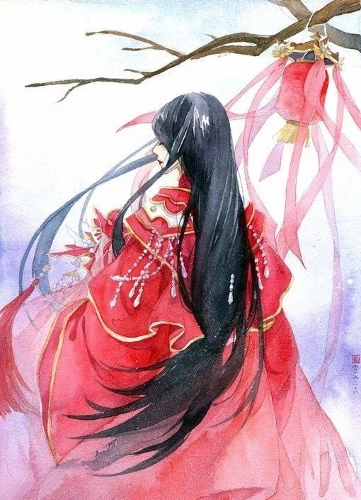 13款驚艷紅衣古風圖片，唯美意境圖片!