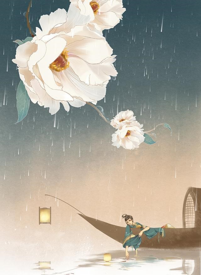 一組唯美古風(fēng)圖片：一人一花一世界！