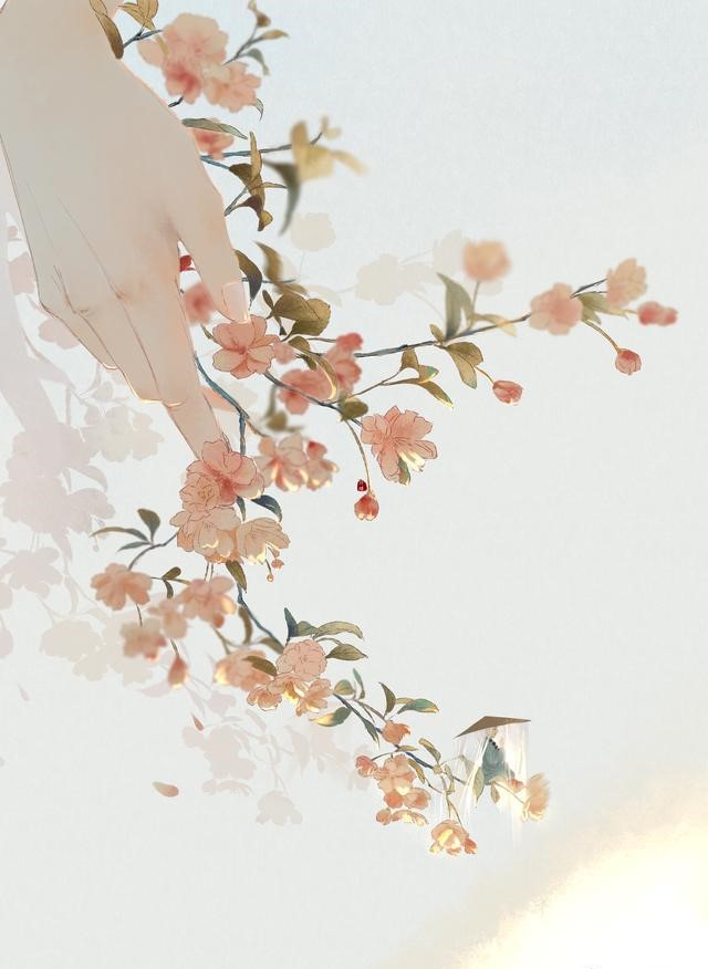 一組唯美古風(fēng)圖片：一人一花一世界！