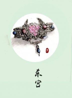9款古風(fēng)飾品圖插畫：如此優(yōu)雅精致的你！