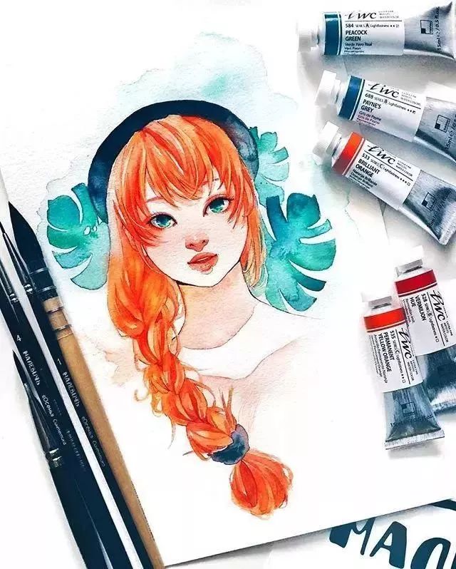37款唯美水彩插畫(huà)：不一樣的色彩視覺(jué)！