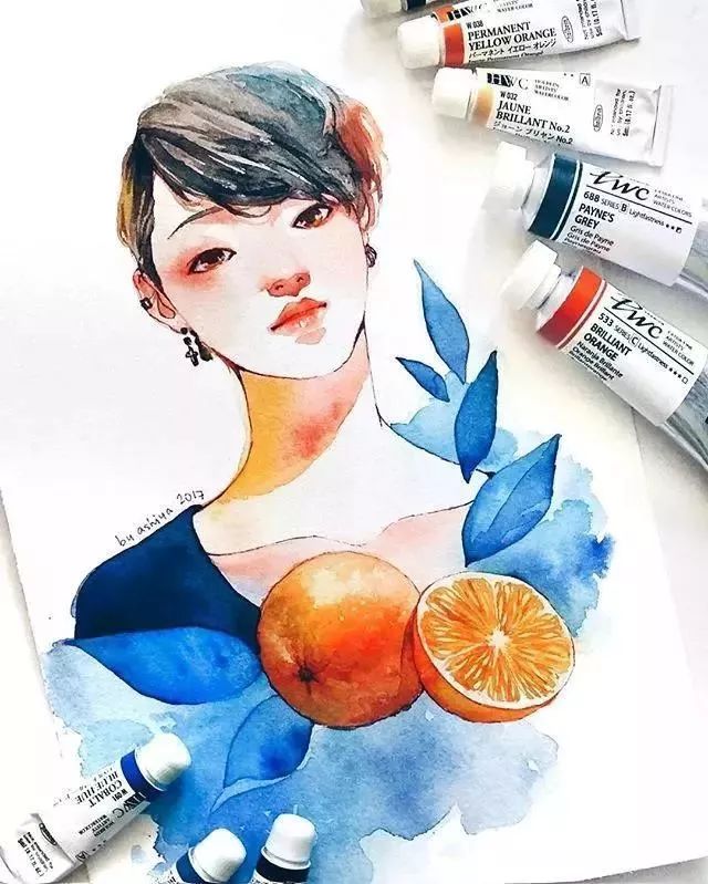 37款唯美水彩插畫(huà)：不一樣的色彩視覺(jué)！