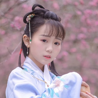 可愛漢服女生頭像，唯美古風(fēng)真人頭像