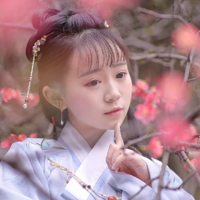 可愛漢服女生頭像，唯美古風(fēng)真人頭像