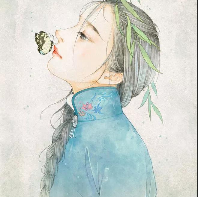 古風(fēng)女子頭像，一顰一笑盡動人
