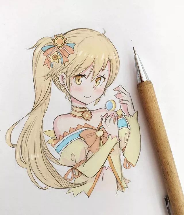 清新可愛美少女插畫，萌化你的心！
