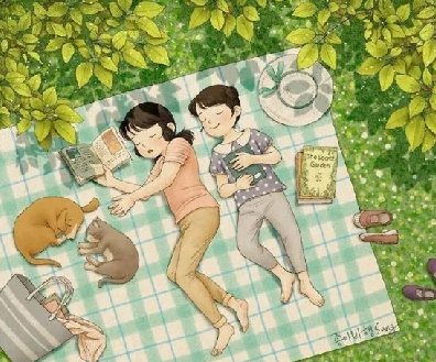 暖心插畫：有你的陪伴，童年從來不孤單
