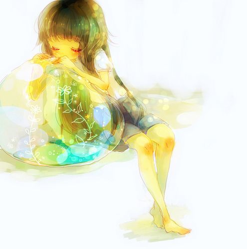 唯美女生插畫圖片，4款超萌小女生