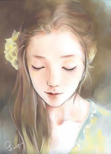 萌插畫：做一個堅強的女子