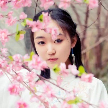 清新文藝淡雅女生頭像，唯美古風(fēng)真人頭像
