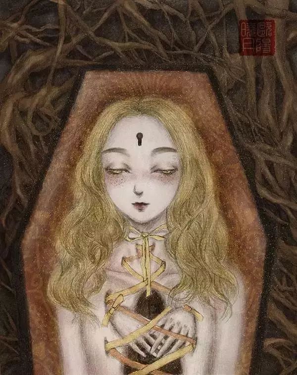 自帶仙氣的手繪插畫，古典與現(xiàn)代的巧妙結(jié)合