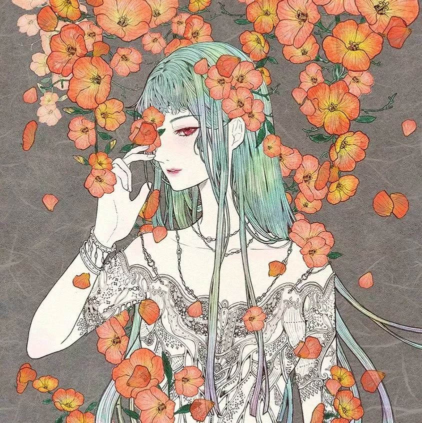 好美的水彩插畫，夢幻奇妙的插畫設(shè)計