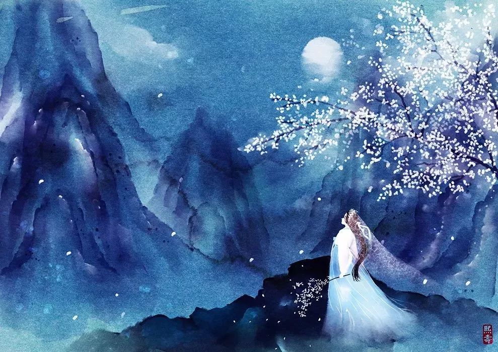 好美的水彩插畫，夢幻奇妙的插畫設(shè)計(jì)