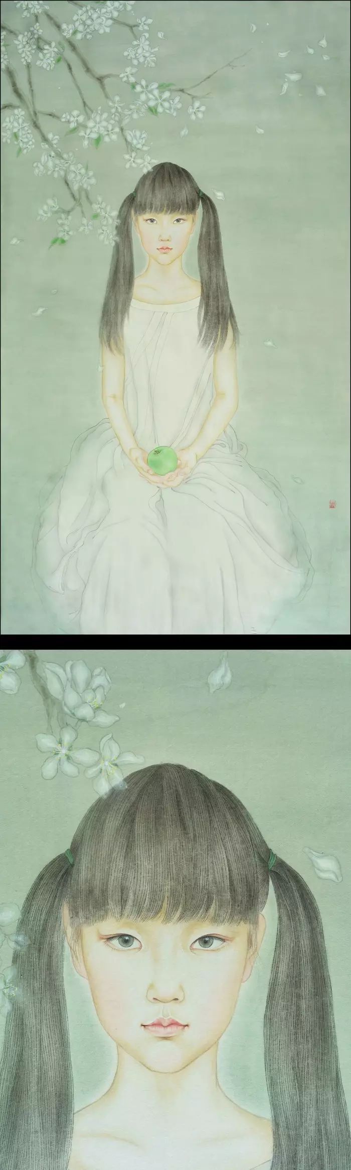 古風(fēng)詩意手繪插畫：一場(chǎng)風(fēng)花雪月任飄搖美！