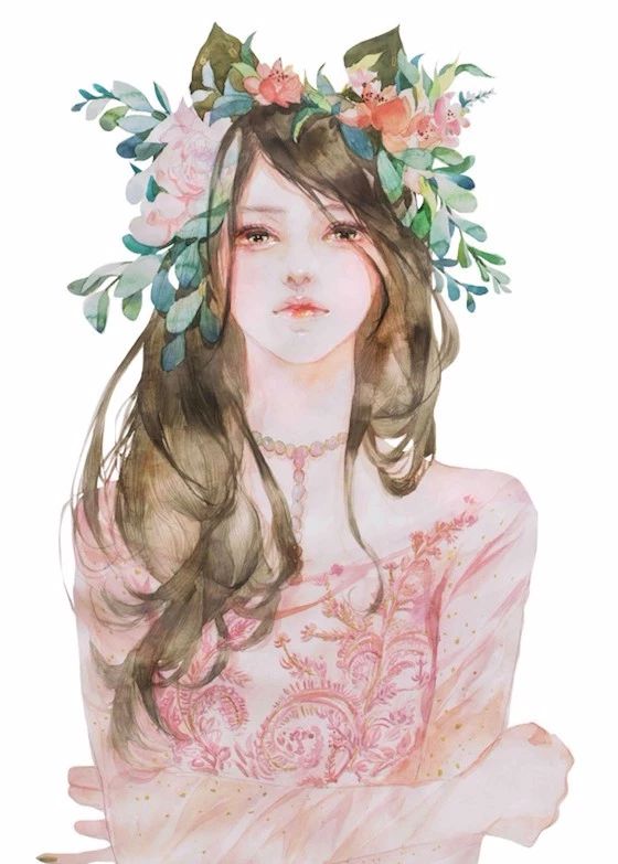 驚艷水彩插畫之美，獨(dú)特畫風(fēng)不一樣的美
