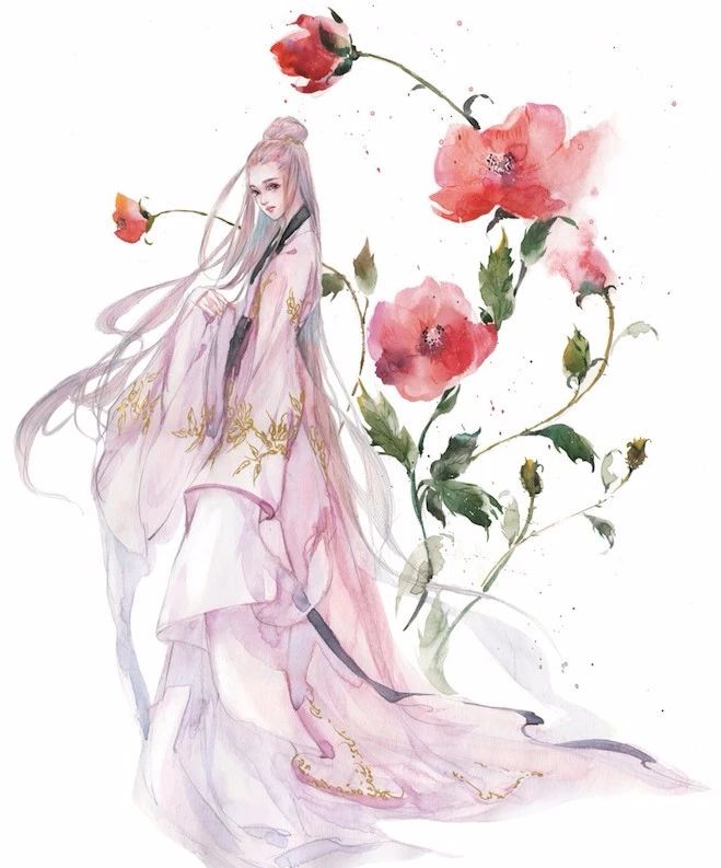 驚艷水彩插畫之美，獨(dú)特畫風(fēng)不一樣的美