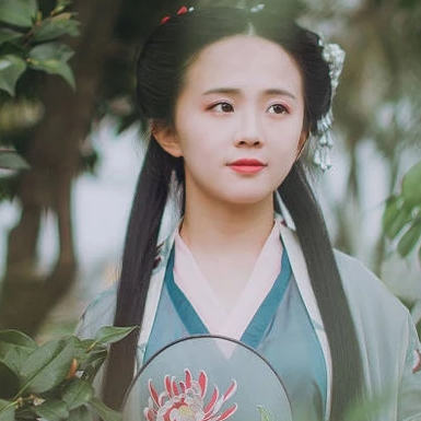 夢花期小清新女生頭像，唯美古風真人頭像