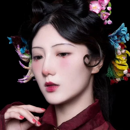 典雅梅花女生頭像，唯美古風(fēng)真人頭像