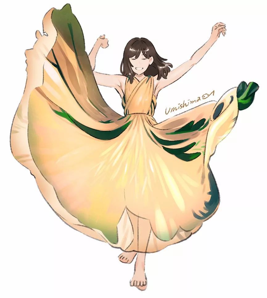 超唯美優(yōu)雅插畫，清新亮麗的手繪插畫