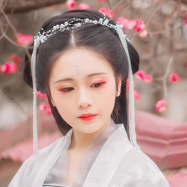 滿溢花香文藝女生頭像，唯美古風(fēng)真人頭像