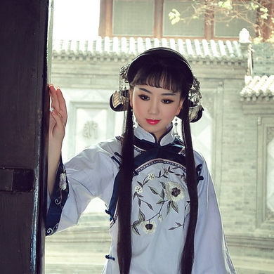 古典雅韻的女生頭像，唯美古風(fēng)真人頭像