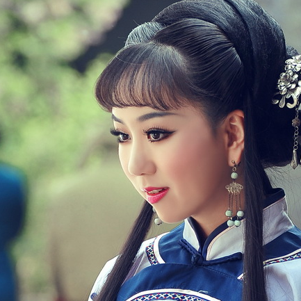 古典雅韻的女生頭像，唯美古風(fēng)真人頭像