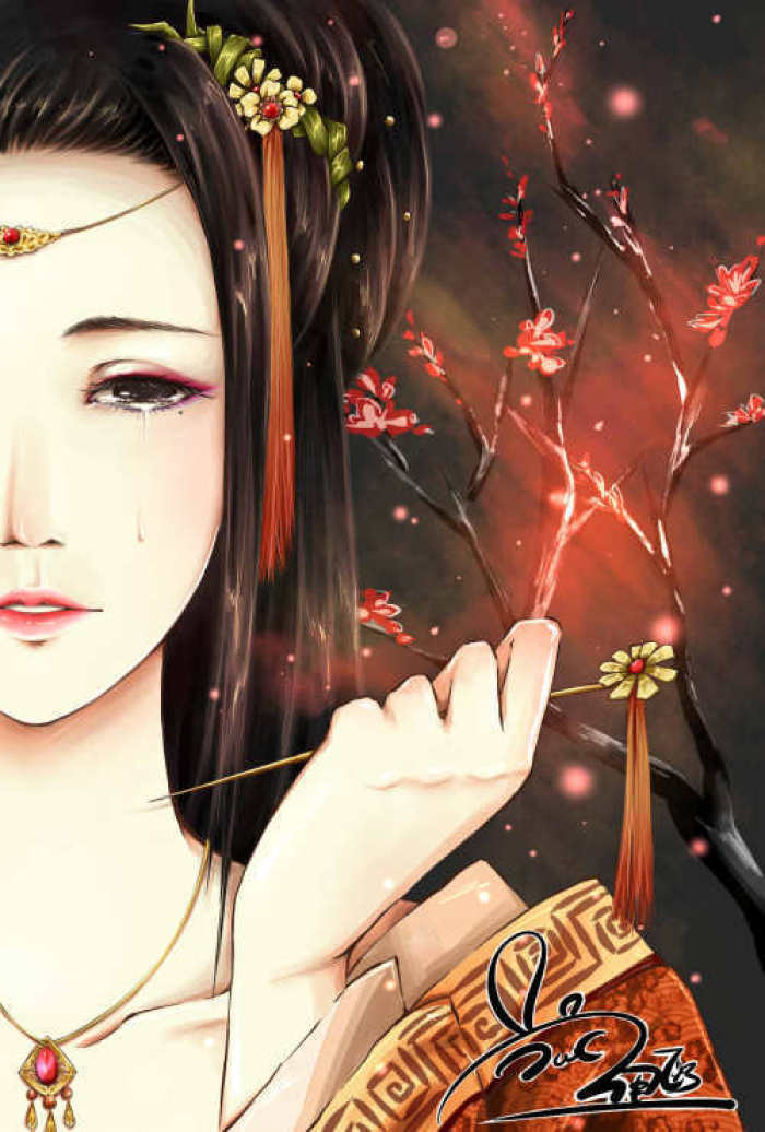 相見(jiàn)茫然詩(shī)意插畫(huà)，中國(guó)古風(fēng)手繪插畫(huà)