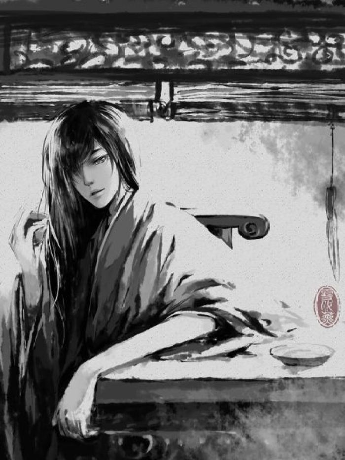 精美古風(fēng)服飾插畫(huà)，中國(guó)風(fēng)手繪插畫(huà)