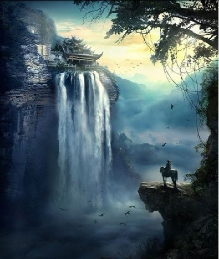 水墨風(fēng)格插畫(huà)，中國(guó)風(fēng)藝術(shù)手繪插畫(huà)