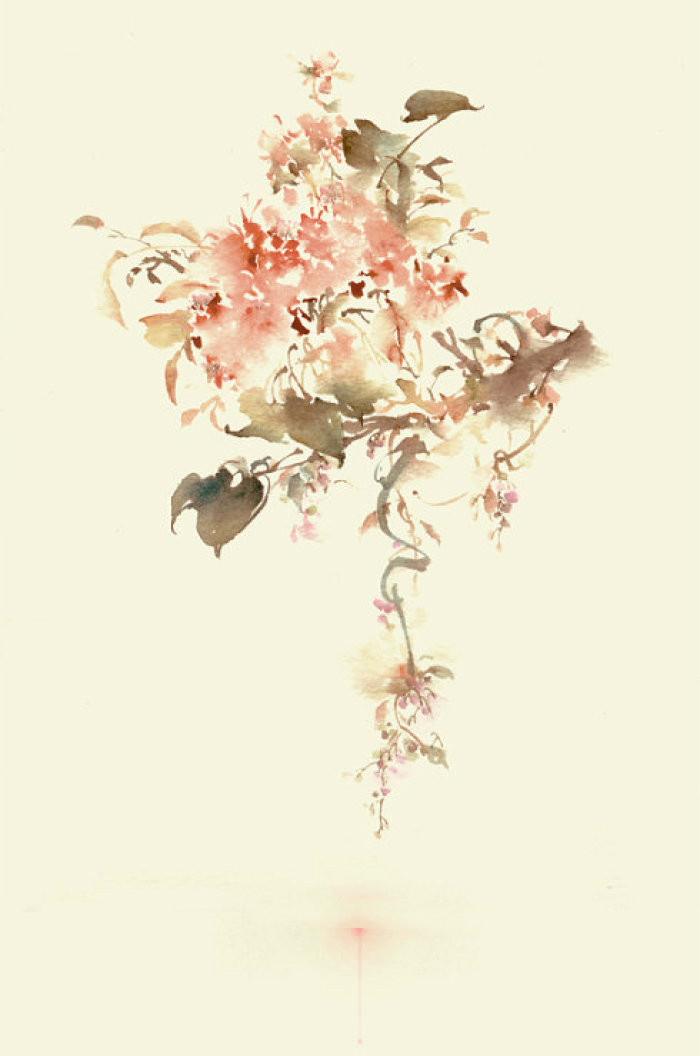 水墨風(fēng)格插畫(huà)，中國(guó)風(fēng)藝術(shù)手繪插畫(huà)
