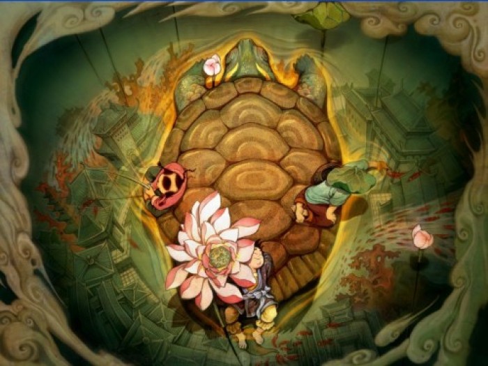 中國(guó)風(fēng)年畫(huà)插畫(huà)，中國(guó)風(fēng)手繪插畫(huà)圖片