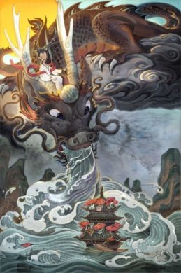 中國風(fēng)年畫插畫，中國風(fēng)手繪插畫圖片