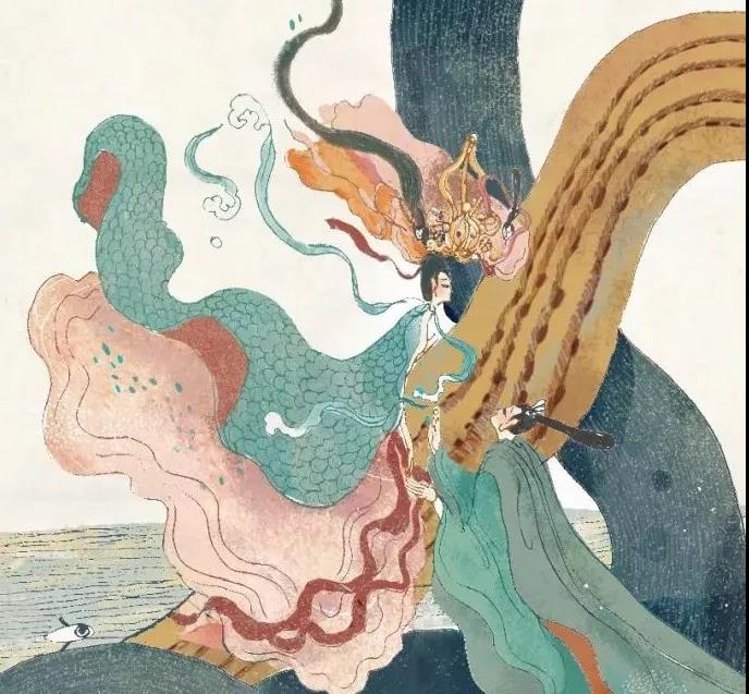 《洛神賦》繪本插畫，最美的中國式愛情！