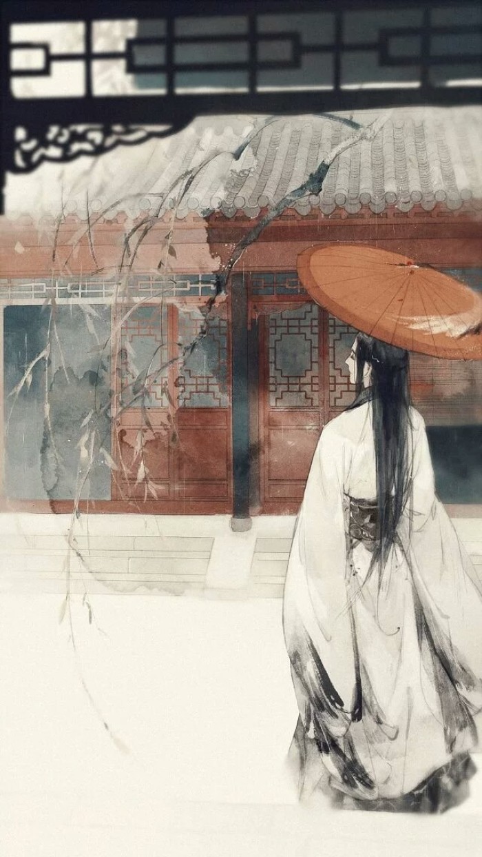 令人鼻酸的精美插畫，中國風手繪插畫