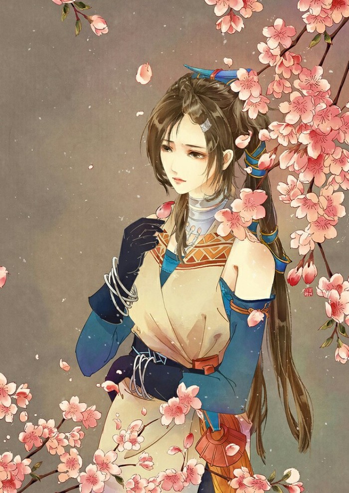 令人鼻酸的精美插畫，中國風手繪插畫