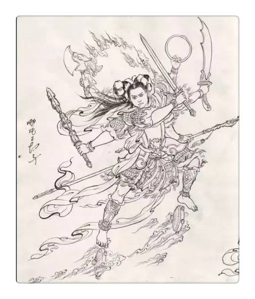 致敬經(jīng)典《西游記》，傳統(tǒng)文化手繪插畫
