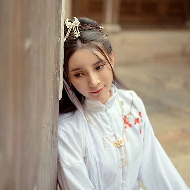 漢服清新女生頭像，唯美古風(fēng)真人頭像