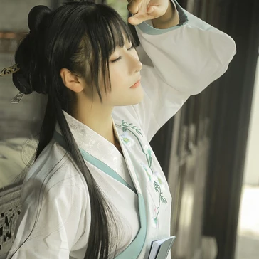 文藝復(fù)古風(fēng)漢服女生頭像，唯美古風(fēng)真人頭像