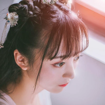 清新文藝女生頭像，唯美古風(fēng)真人頭像