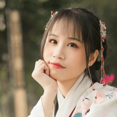 清新可愛漢服女生頭像，唯美古風(fēng)真人頭像