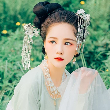 白衣仙子女生頭像，唯美古風(fēng)真人頭像