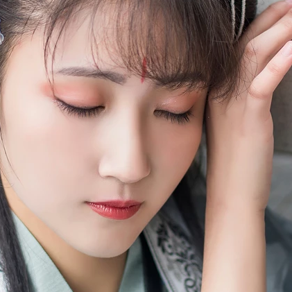 古典琵琶女子頭像，唯美古風(fēng)真人頭像