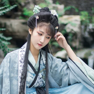 古典琵琶女子頭像，唯美古風(fēng)真人頭像