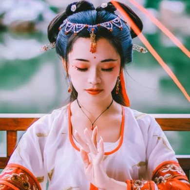 嬌艷女子頭像，唯美古風(fēng)真人頭像