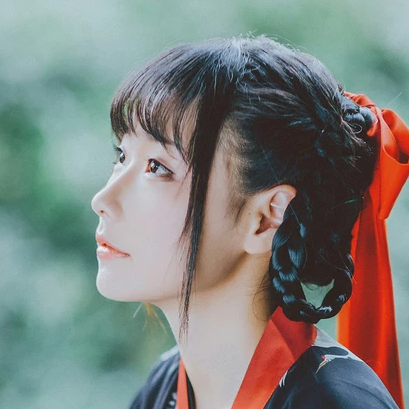 俏皮可愛漢服女子頭像，唯美古風(fēng)真人頭像
