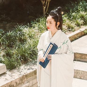 優(yōu)雅白衣女子頭像，唯美古風真人頭像
