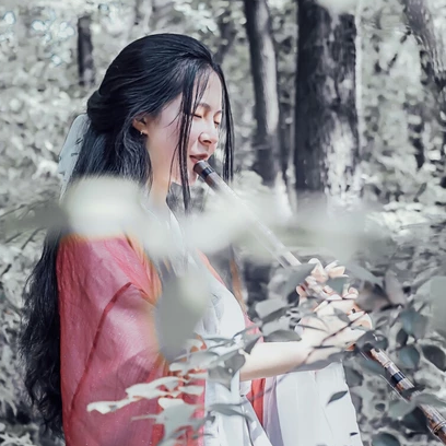 冰雪柔情少女頭像，唯美古風(fēng)真人頭像