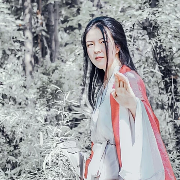 冰雪柔情少女頭像，唯美古風(fēng)真人頭像