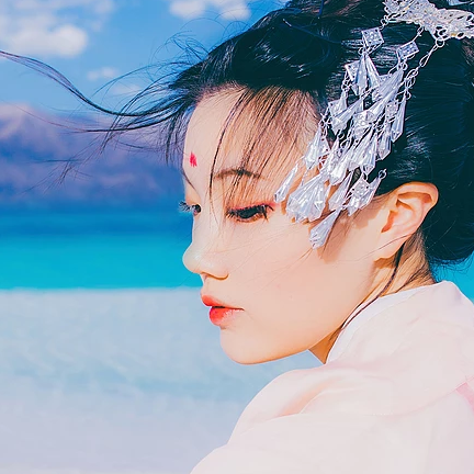 冰雪美人飄逸唯美頭像，唯美古風女子頭像