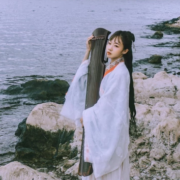 優(yōu)雅白衣女子頭像，唯美古風女子真人頭像